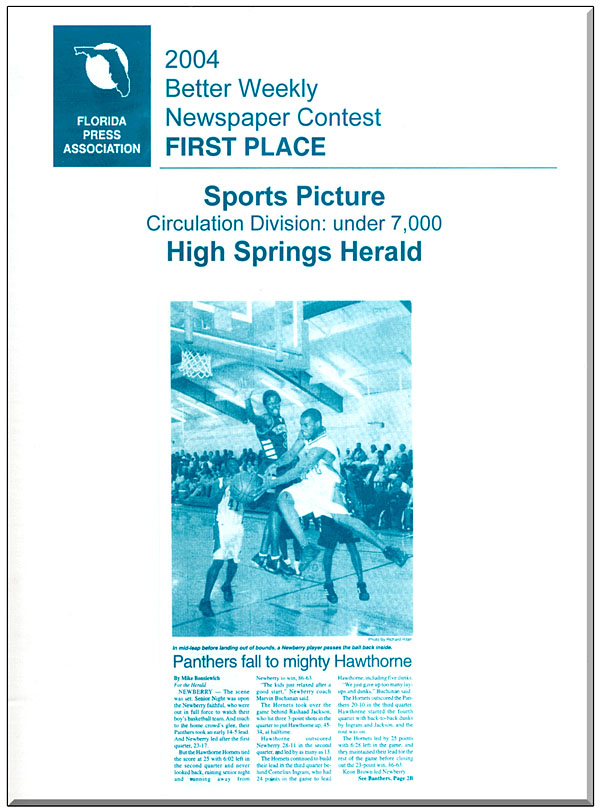  2004 Florida Press Association Award 