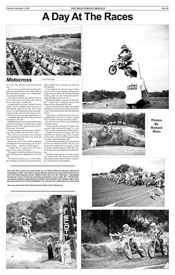  High Springs Herald - December 4, 2003 